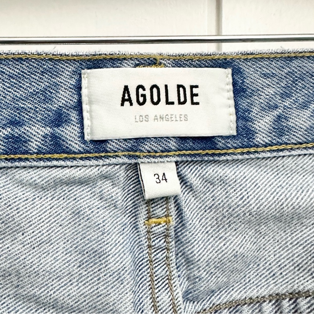 Agolde Parker Long Short In Swap Meet Size 34 - Picture 11 of 14